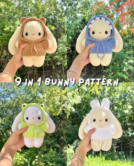 Emma Baby Bunny Pattern 9 in 1 Bundle